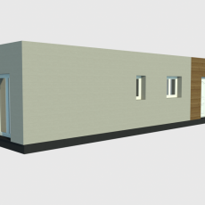 Nos Modeles Kit Eco - T4 105 m2 - Toiture Terrasse SARL DOMUS ECOLOGIA Construction
